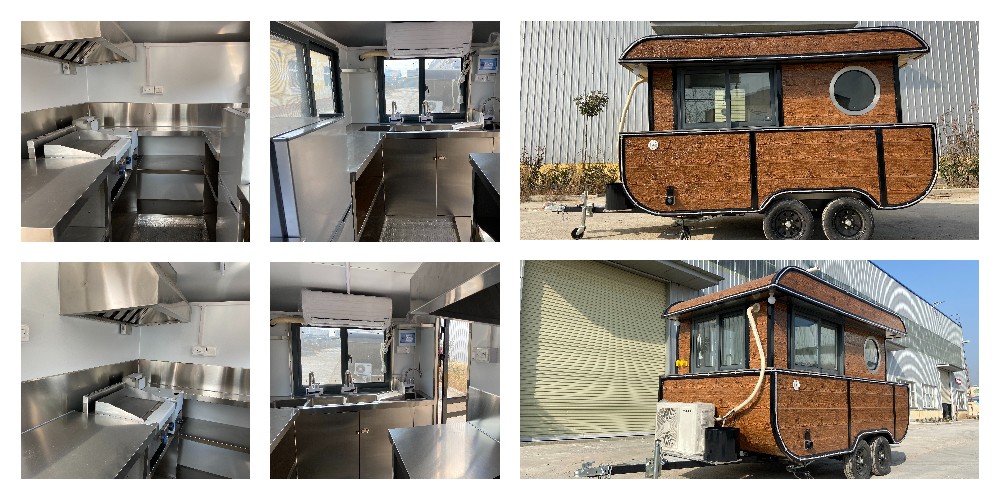 fully equipped custom food trailer built in compliance with health codes
